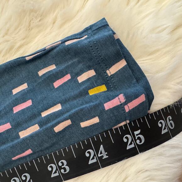 Boden Green Printed Confetti Long Sleeve Swing Mini Dress 10R - Picture 12 of 13